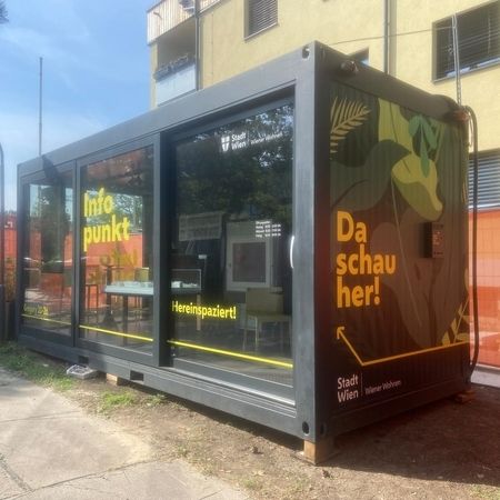 Glascontainer für Wiener Wohnen