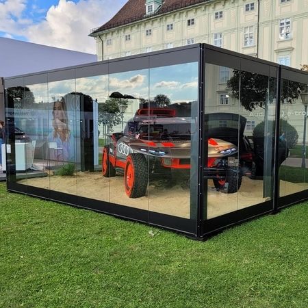 Glascontainer für Audi
