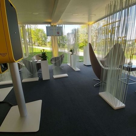 Promotioncontainer für Cash Handelsforum Innenansicht