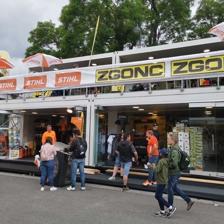 Promotioncontainer für ZGONC - Timberwood
