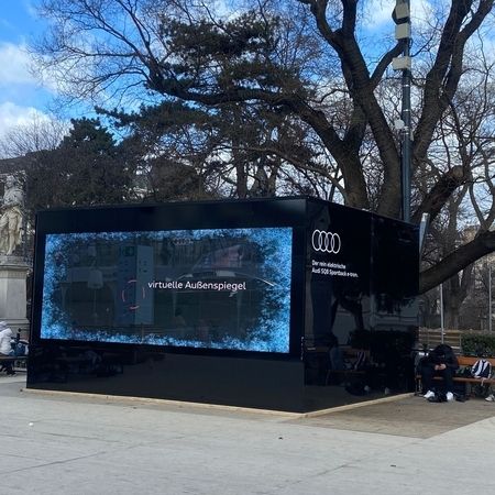 Promotioncontainer für Audi - Wiener Eistraum