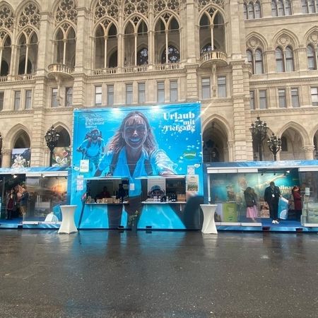 Promotioncontainer für Vulkanland