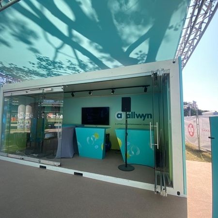 Promotioncontainer für Allwyn
