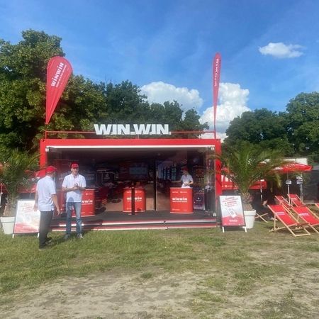 Promotioncontainer für Winwin